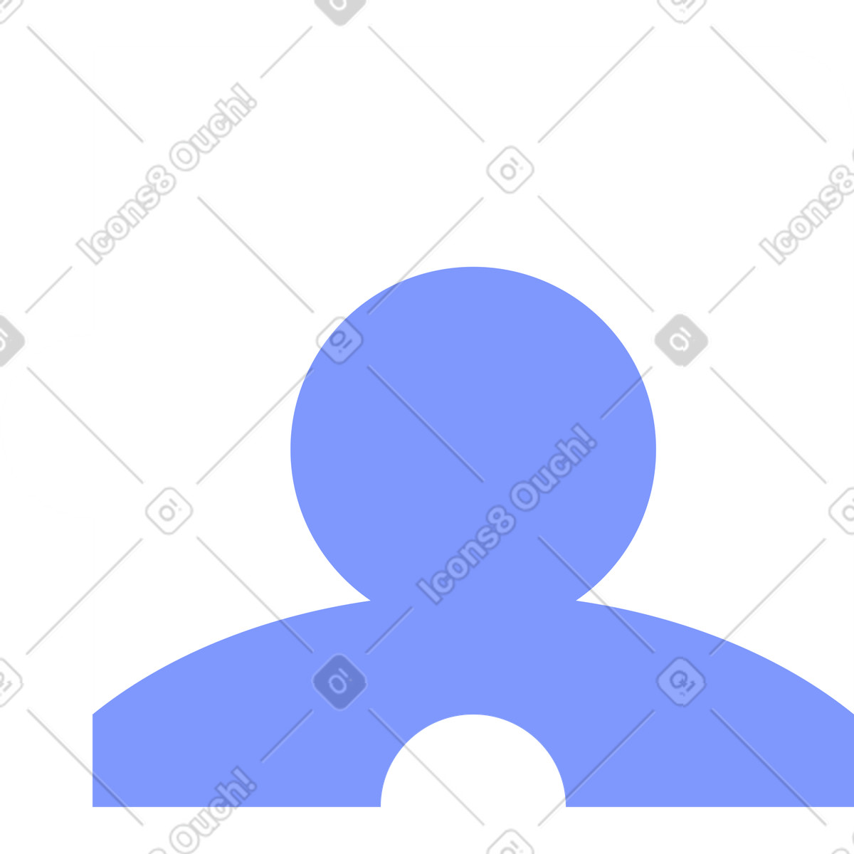 Puzzle with avatar icon illustration in System style download in PNG, SVG