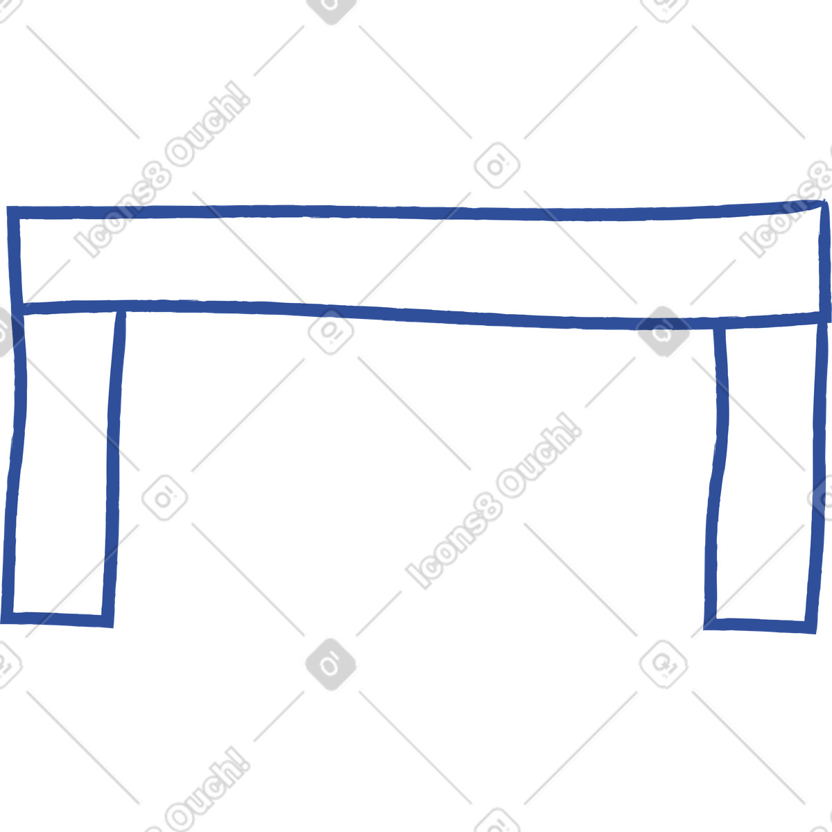 Tavolo illustrazione in stile Lime scarica in PNG, SVG