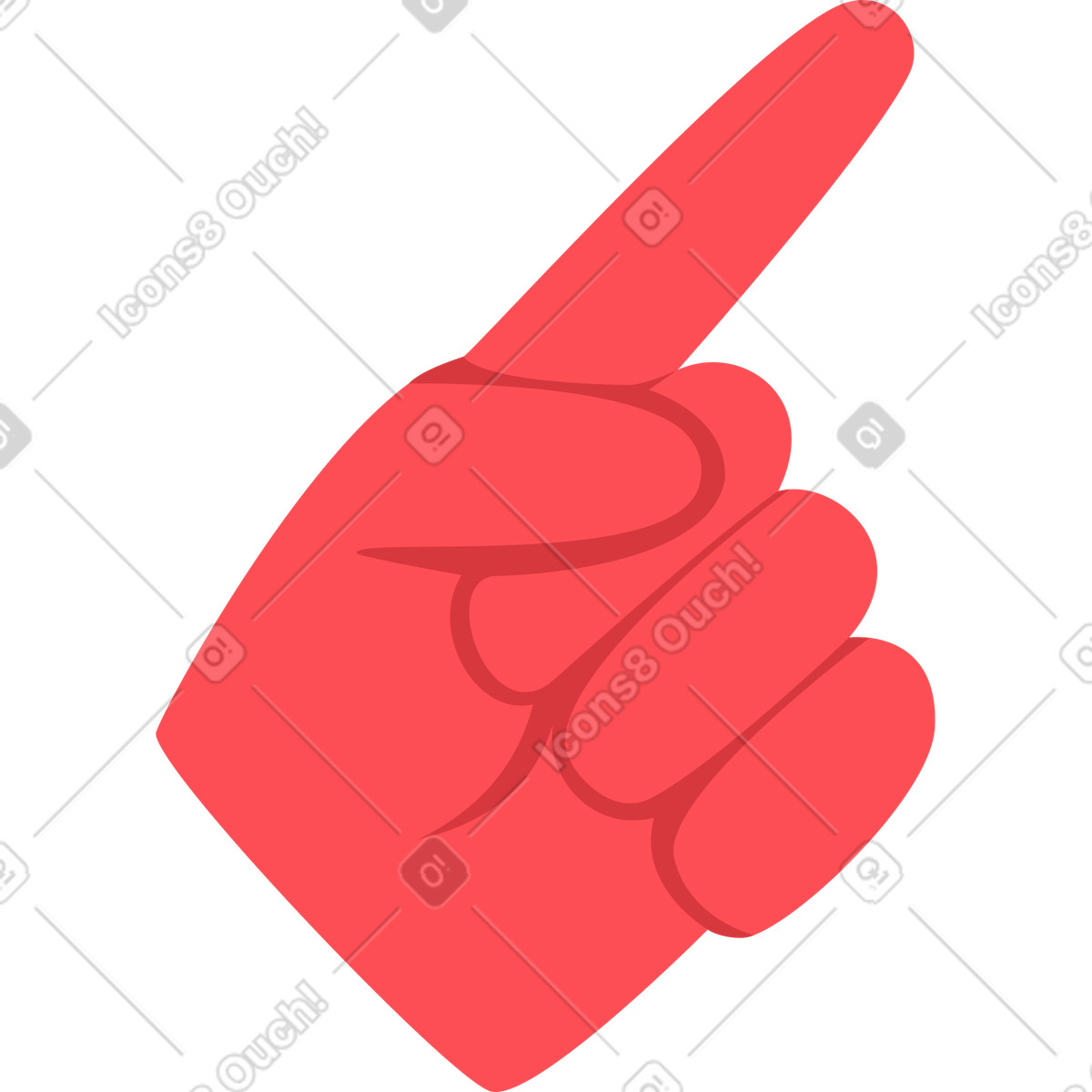 Ilustração de Mão espuma líder torcida em no estilo Lagom para baixar em PNG, SVG