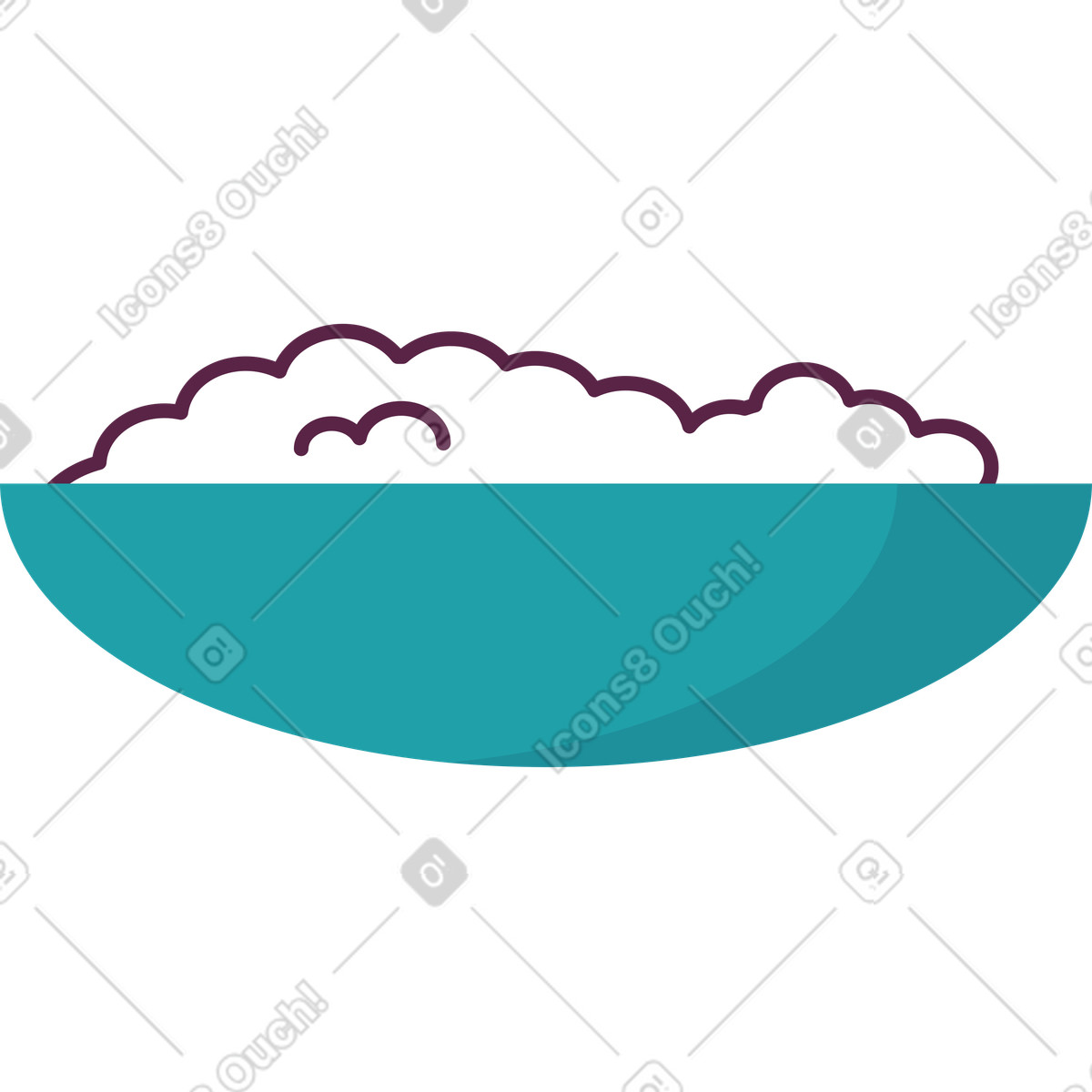 Indian rice illustration in Sammy style download in PNG, SVG