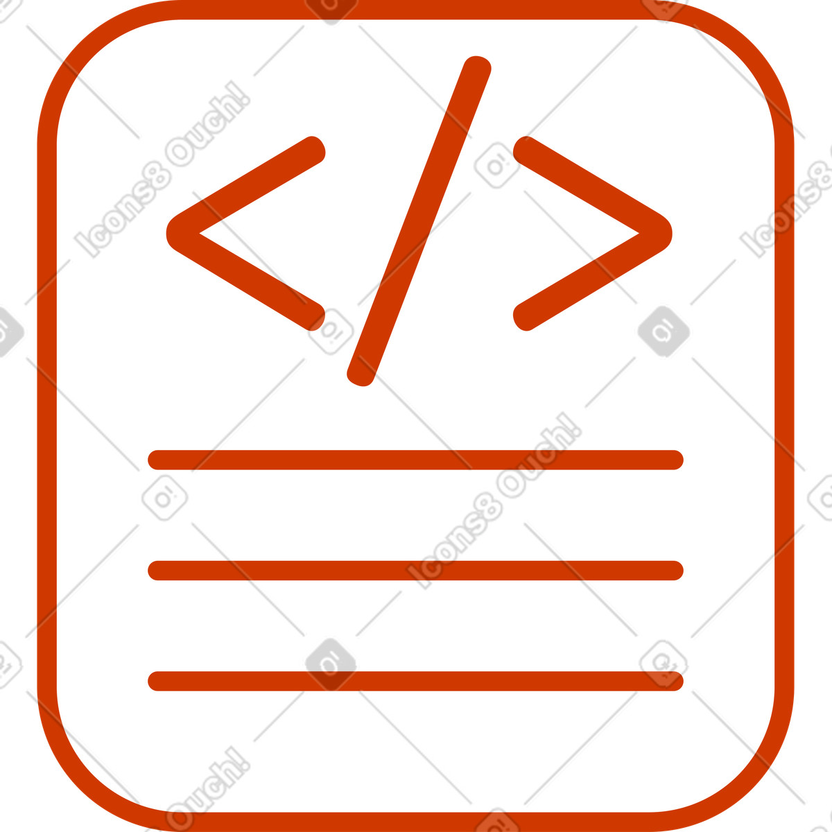 Program code in the window illustration in PNG, SVG