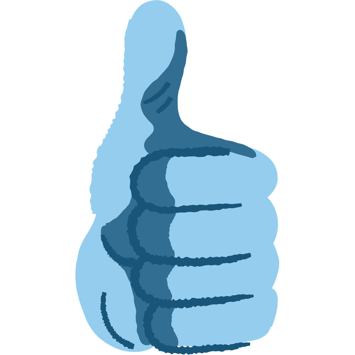 Illustration Thumbs up dans le style Cherry à télécharger aux formats PNG, SVG