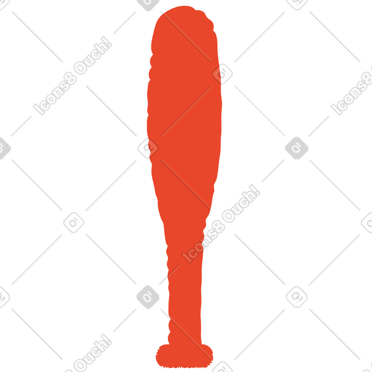 Mazza da baseball illustrazione in stile Bermuda scarica in PNG, SVG