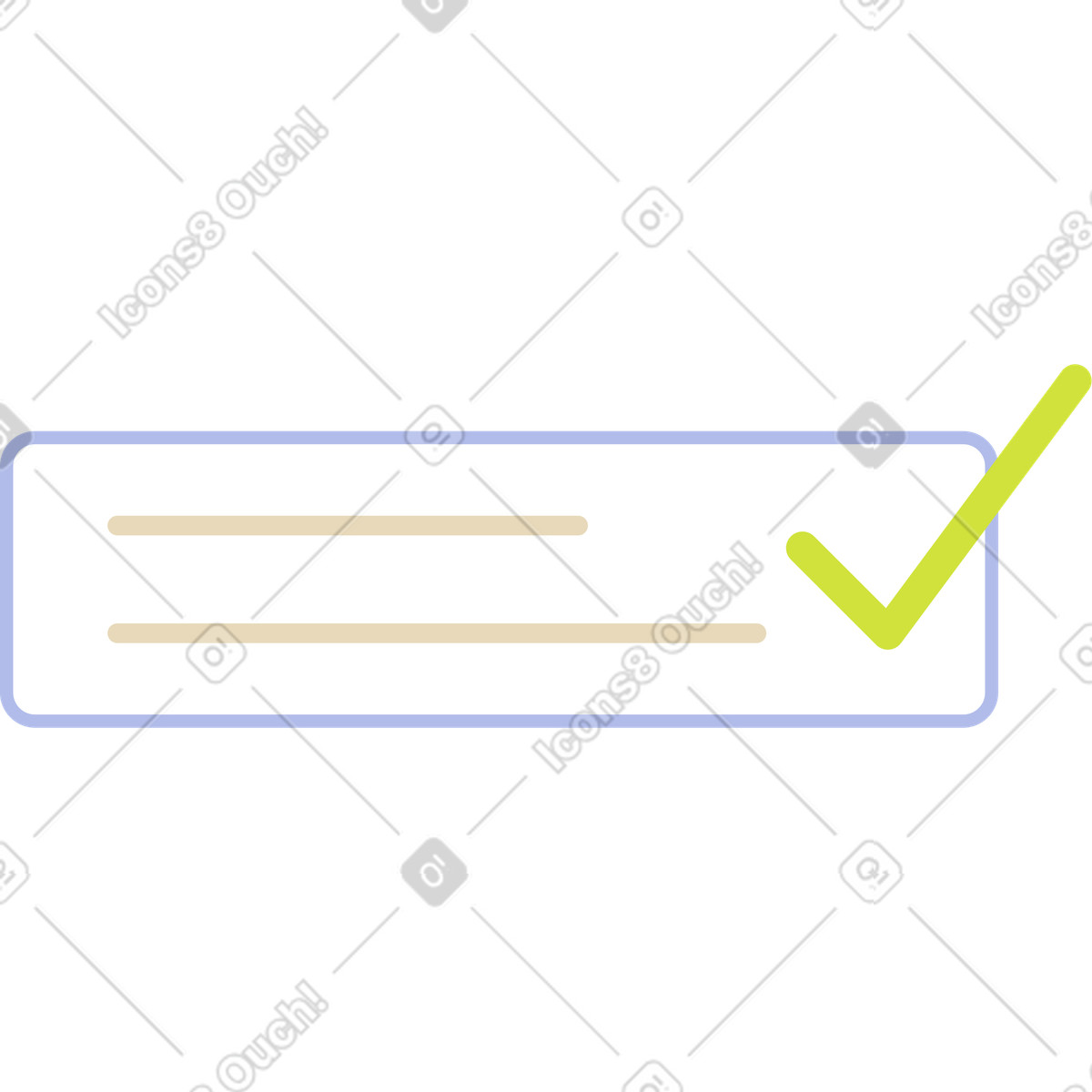 Ilustração de Quadro com texto em no estilo Juicy para baixar em PNG, SVG