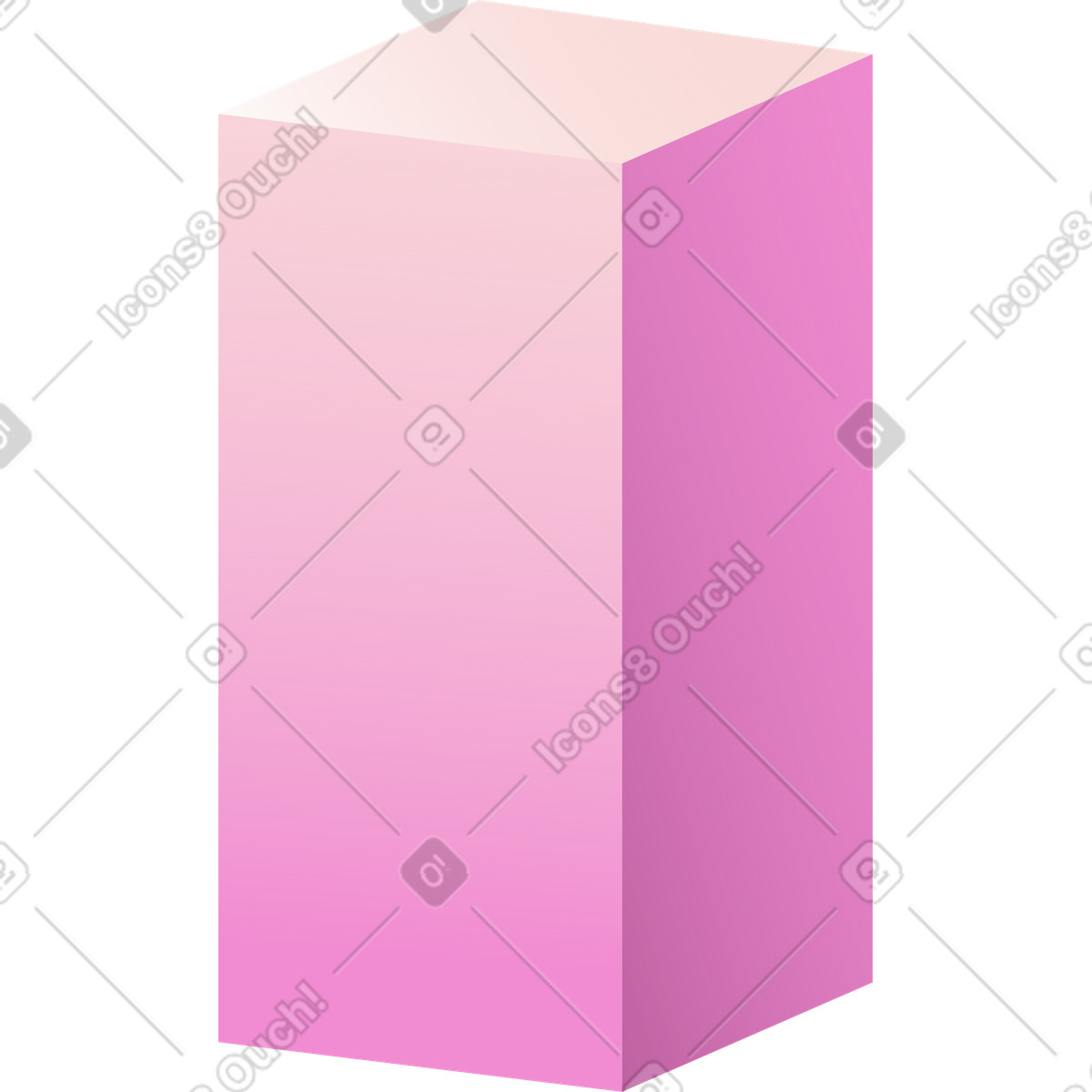 Ilustração de Coluna rosa em no estilo Levels para baixar em PNG, SVG