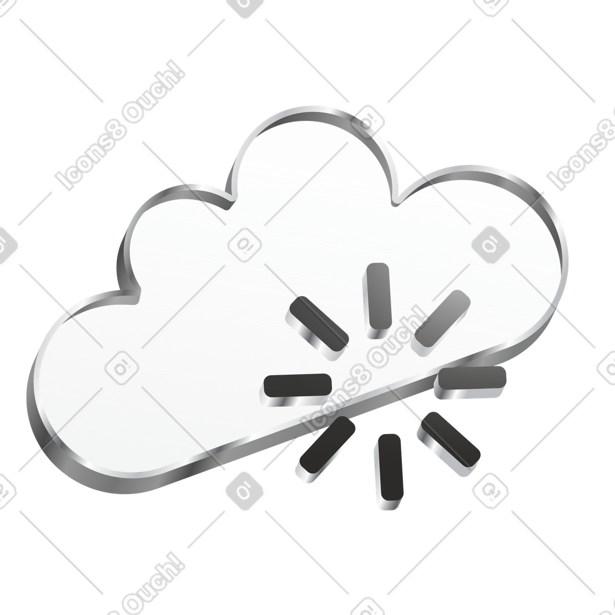 Cloud con rotella di caricamento, sincronizzazione e trasferimento dati, backup online in corso illustrazione stile Token scarica PNG, SVG