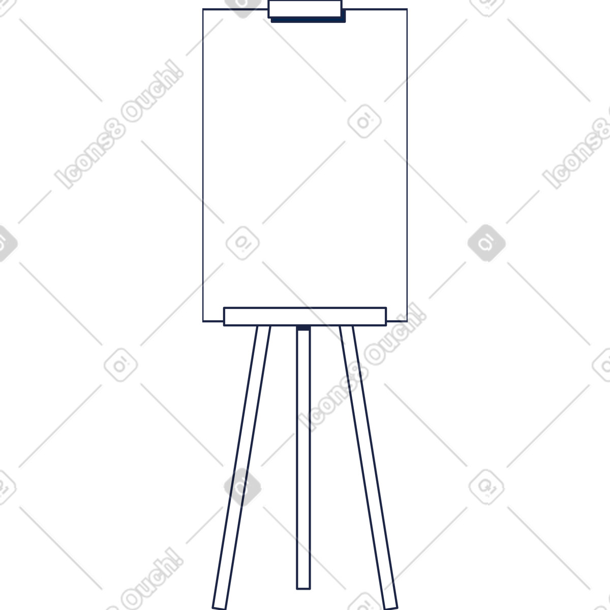Urban Line スタイルの 事務用家具 のイラストをPNG、SVG形式でダウンロード