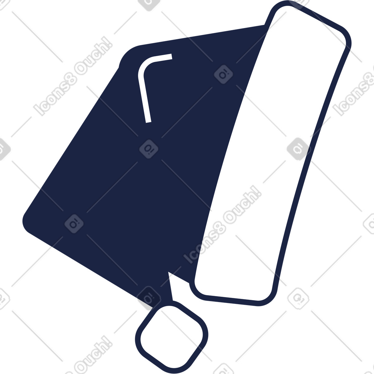 Ilustração de Chapéu natal em no estilo Urban Line para baixar em PNG, SVG