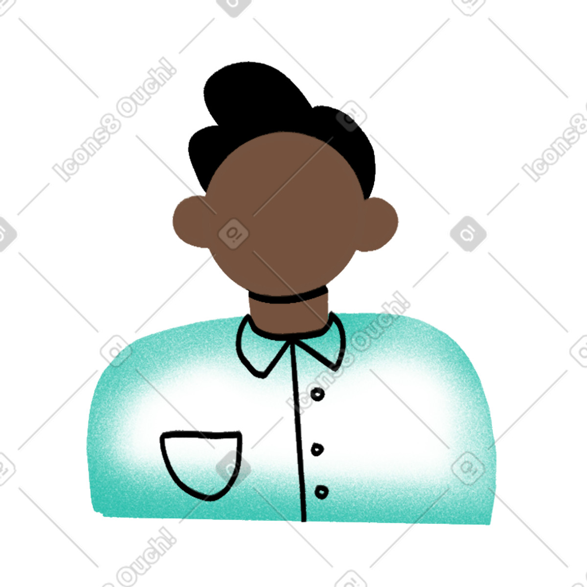 Bonny スタイルの 男 のイラストをPNG、SVG形式でダウンロード