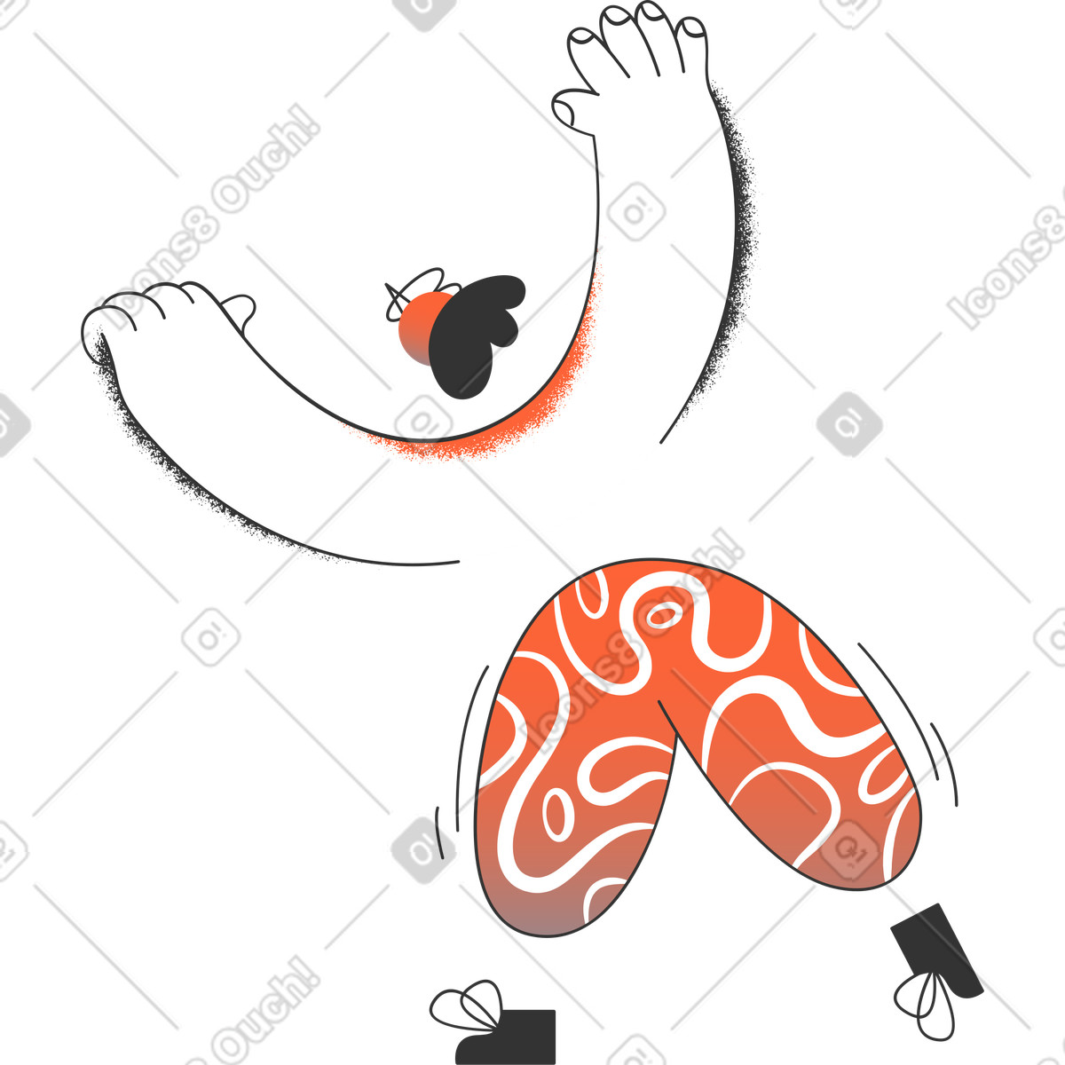 Man illustration in PNG, SVG