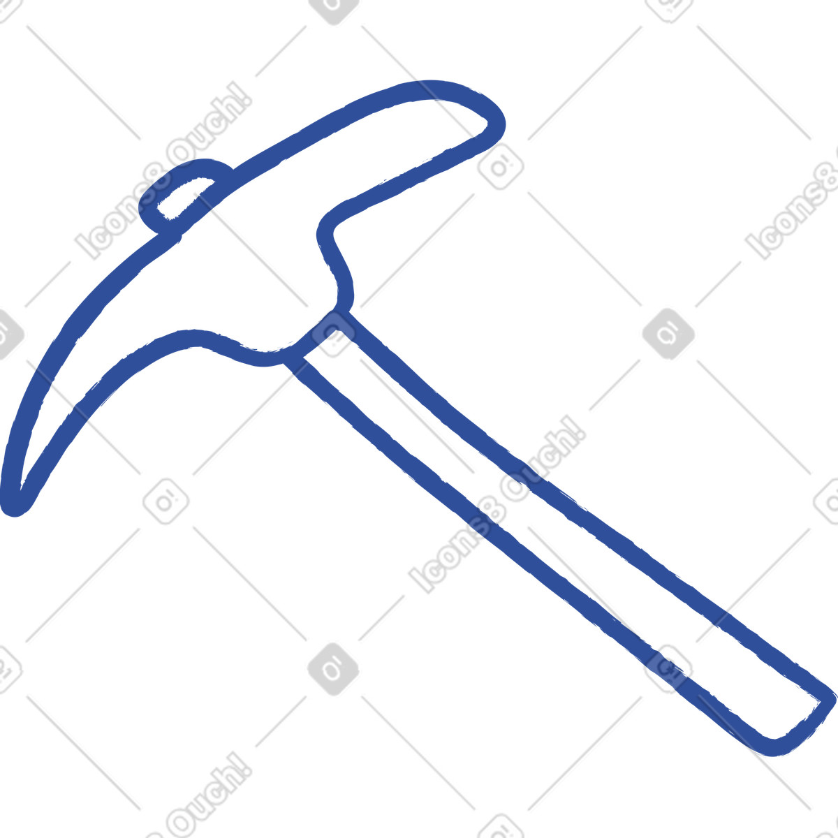Piccone illustrazione in stile Lime scarica in PNG, SVG