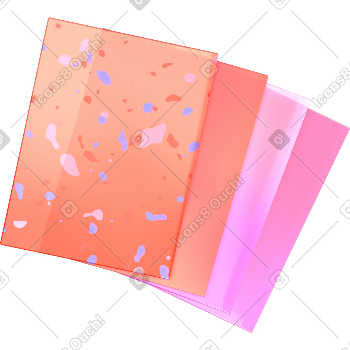 Illustration Cartes en plastique dans le style 3D Glassy à télécharger aux formats PNG, SVG