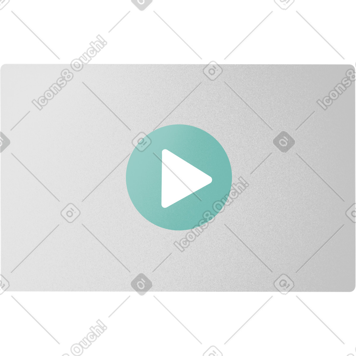 Video player window illustration in Joy style download in PNG, SVG
