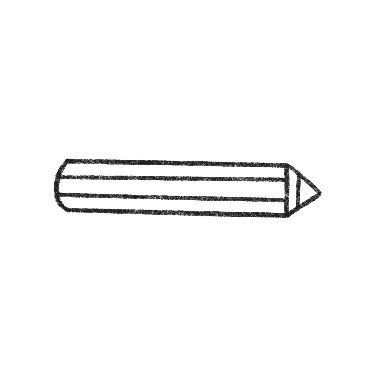 Ilustración Pencil en estilo Bonbon Line a descargar en PNG y SVG