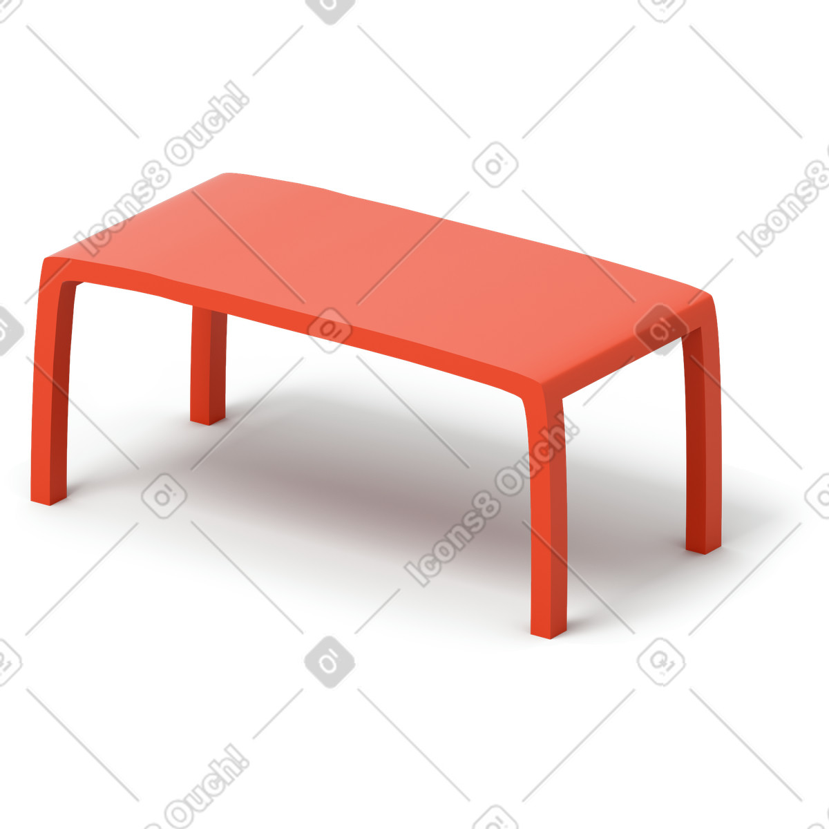 Illustration Tableau rouge dans le style 3D Flame à télécharger aux formats PNG, SVG
