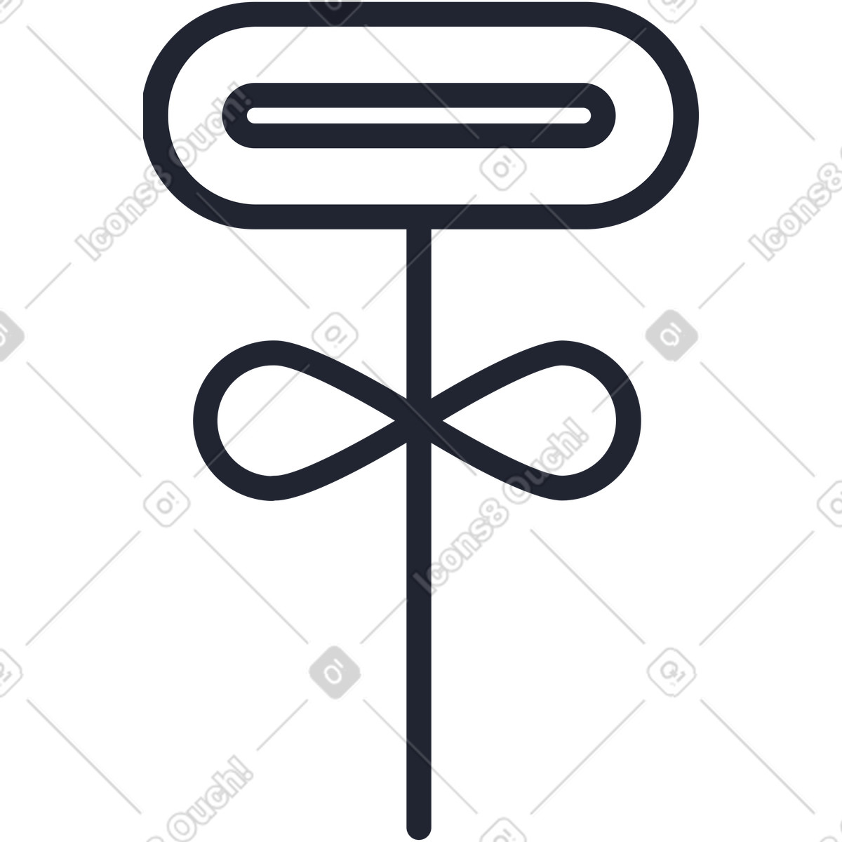 Flower animated illustration in Pablita style download in GIF, Lottie (JSON), AE