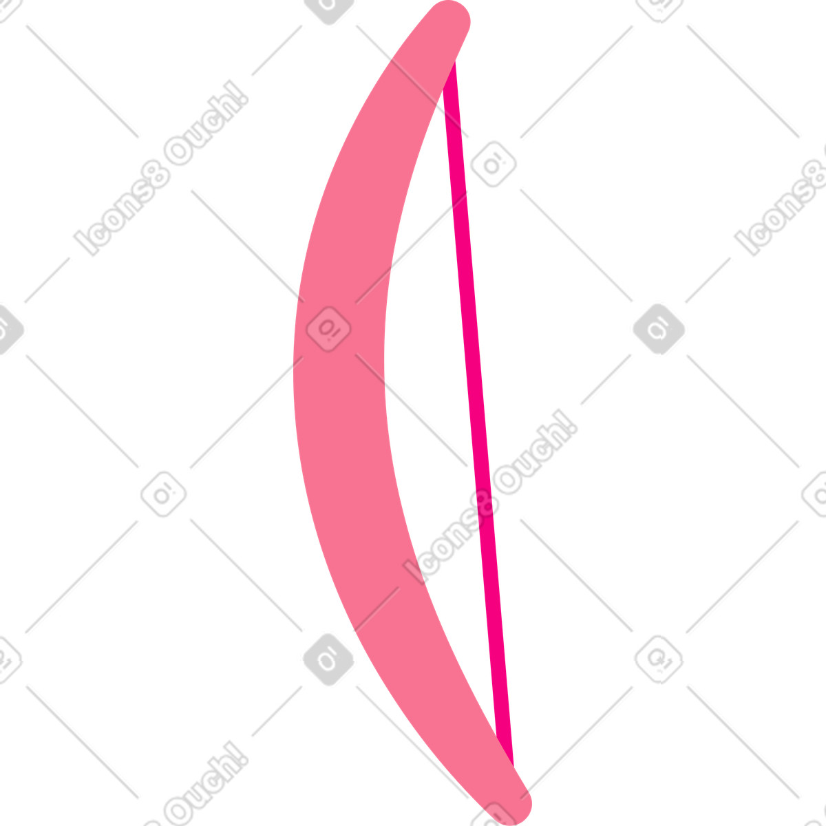 Illustration Arc dans le style Giggle à télécharger aux formats PNG, SVG