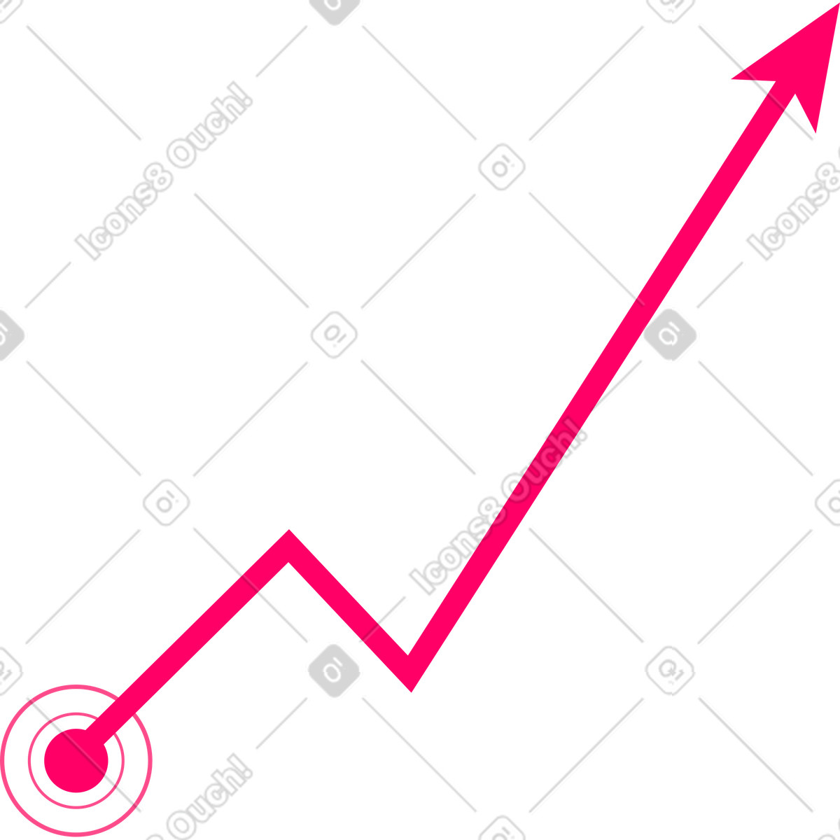 Freccia rosa su pink illustrazione in stile Space scarica in PNG, SVG