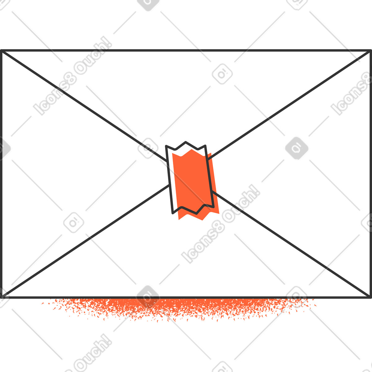 Letter illustration in Crayon style download in PNG, SVG