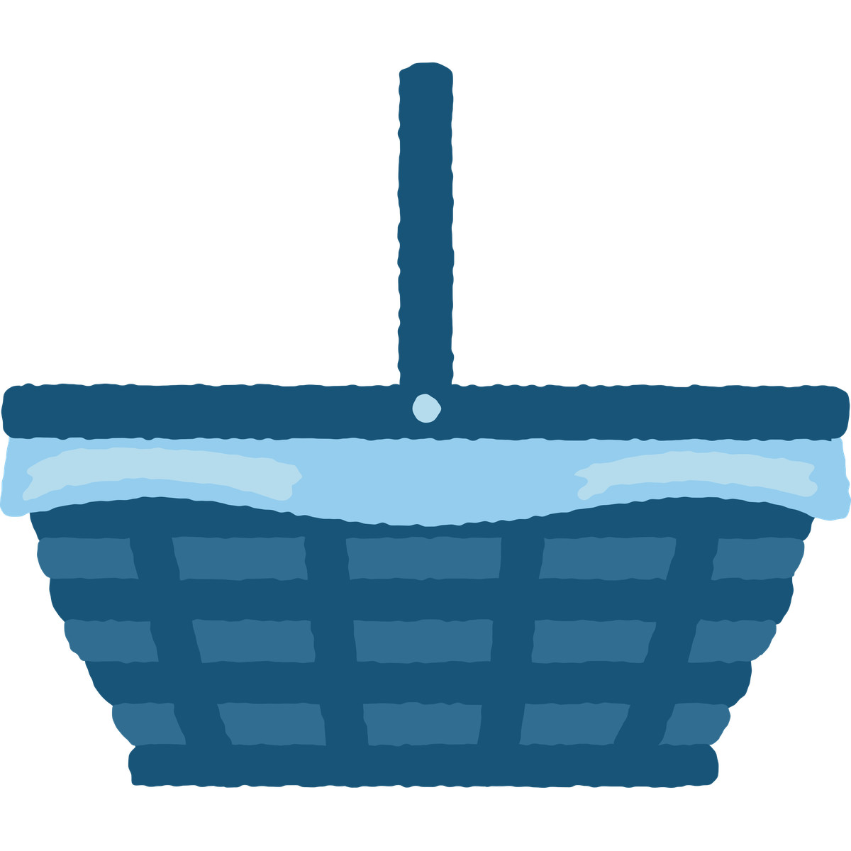 Illustration Picnic basket dans le style Cherry à télécharger aux formats PNG, SVG