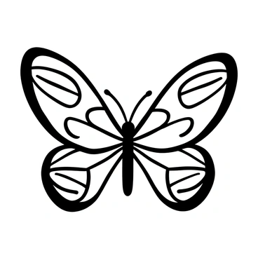 A butterfly with wings intricately patterned to resemble a quadratic graph. The wings are spread wide, showcasing detailed curves and lines that reflect the distinct shape of a parabolic function. The body of the butterfly is slender and elongated, positioned at the center, while the wings are decorated with a blend of sharp angles and smooth arcs. Each wing displays a symmetrical design that mimics the mathematical elegance of a quadratic equation, creating an engaging visual contrast with the organic shape of the butterfly.