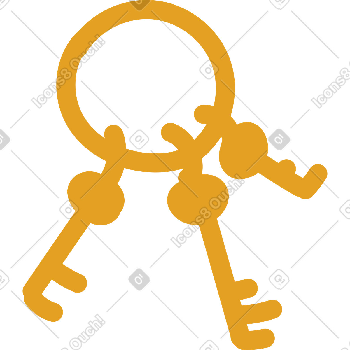 Ilustração de Molho chaves em no estilo Arabica para baixar em PNG, SVG