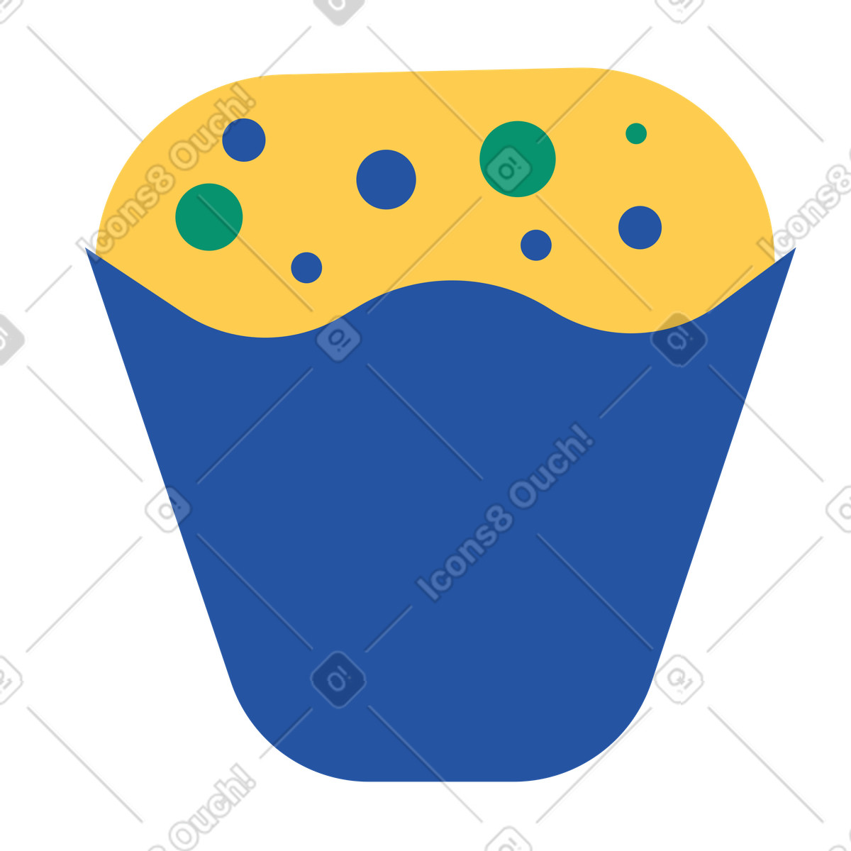 下载 Spot 风格的 Muffin 插画，支持 PNG、SVG 格式