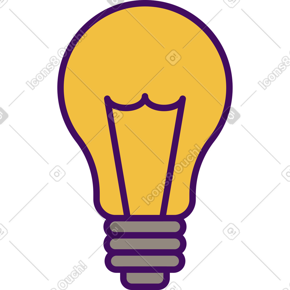 Simplistic 스타일의 램프 일러스트레이션 PNG, SVG 다운로드