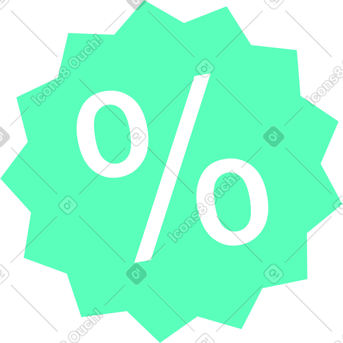 Illustration Signe de remise dans le style Bright à télécharger aux formats PNG, SVG
