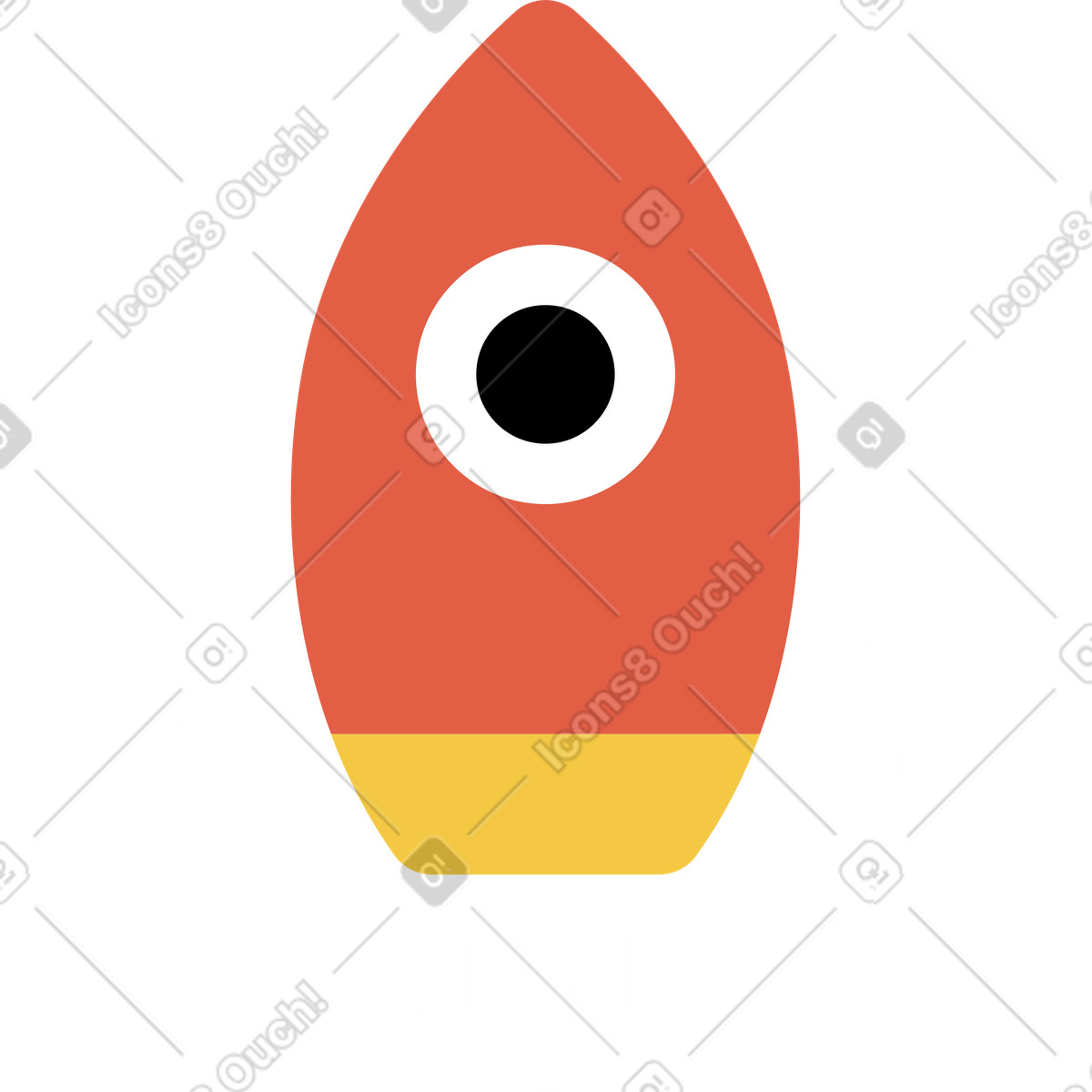 Illustration Taking off rocket dans le style Flat à télécharger aux formats PNG, SVG