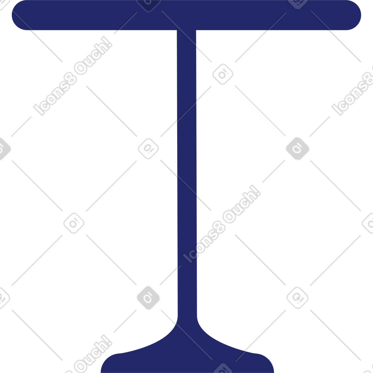 Ilustração de Mesa azul em no estilo Clip para baixar em PNG, SVG