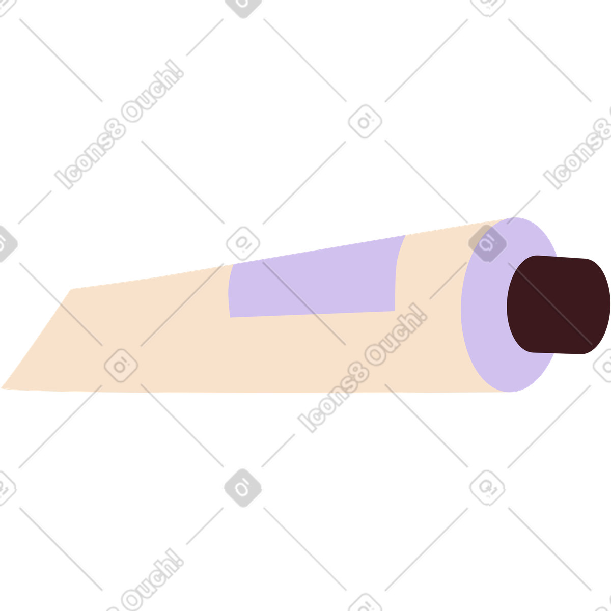Tubetto di colla illustrazione in stile Folks scarica in PNG, SVG