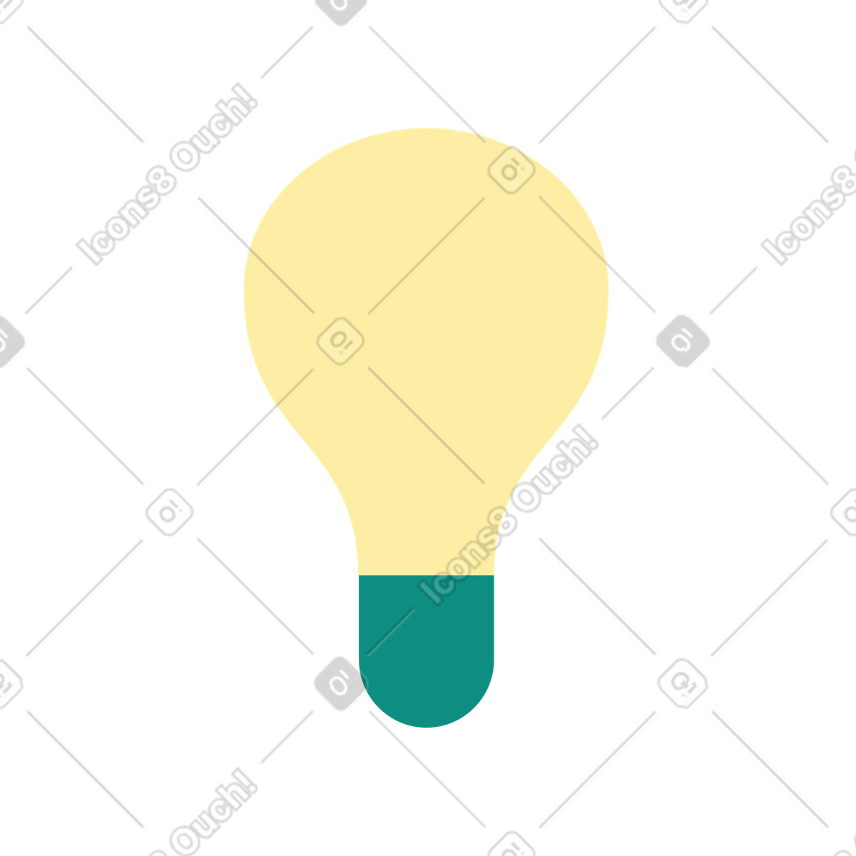 Ilustración animada Bulbo en estilo Polar a descargar en GIF, Lottie (JSON), AE