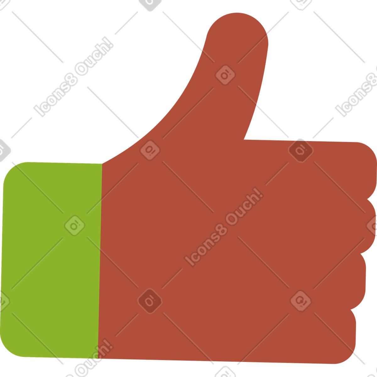 Ilustração de Polegares para cima ícones em no estilo Cubes baixar em PNG, SVG