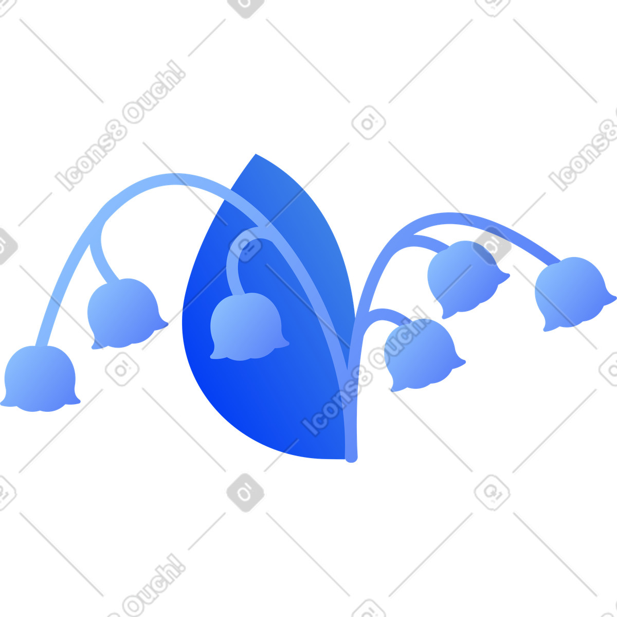 Ilustración Flor en estilo Buddy a descargar en PNG y SVG