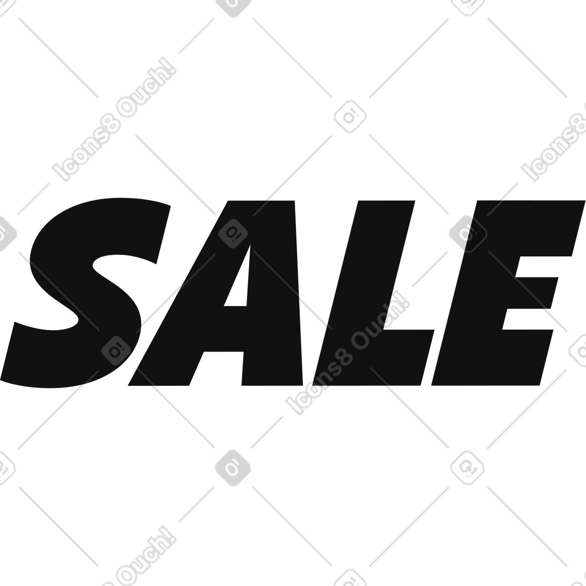 Beschriftungsverkaufstext-Illustration im Network-Stil als Download in PNG, SVG