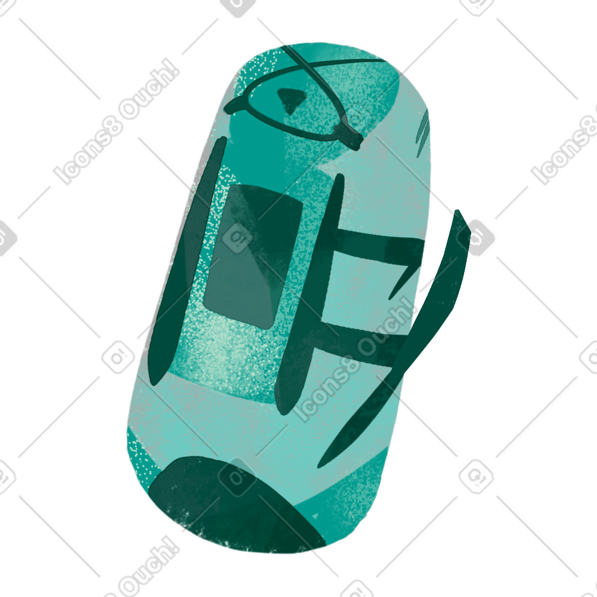 Illustration Racksack dans le style Fabulous à télécharger aux formats PNG, SVG