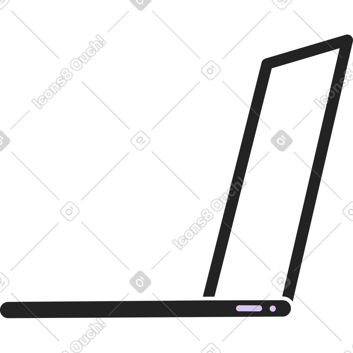 Ilustração de Caderno aberto em no estilo Sammy Line para baixar em PNG, SVG