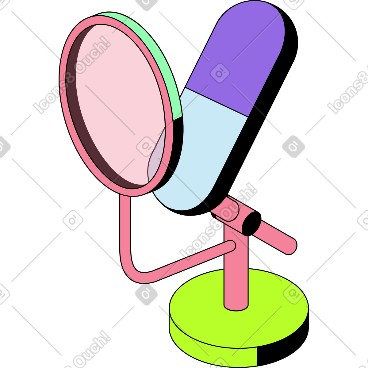 Illustration Micro de studio dans le style Project à télécharger aux formats PNG, SVG