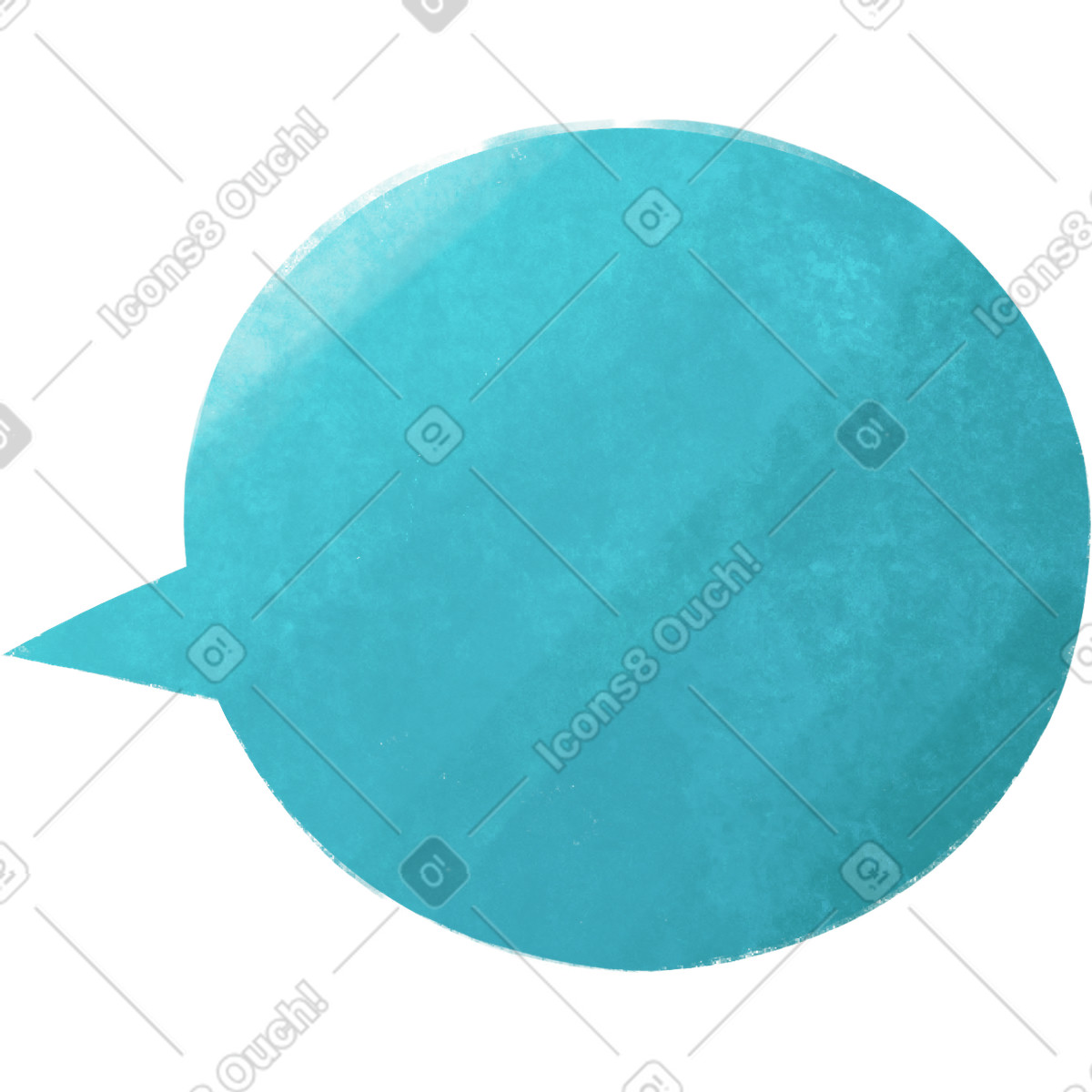 Ilustração de Speech bubble em no estilo Bonbon para baixar em PNG, SVG
