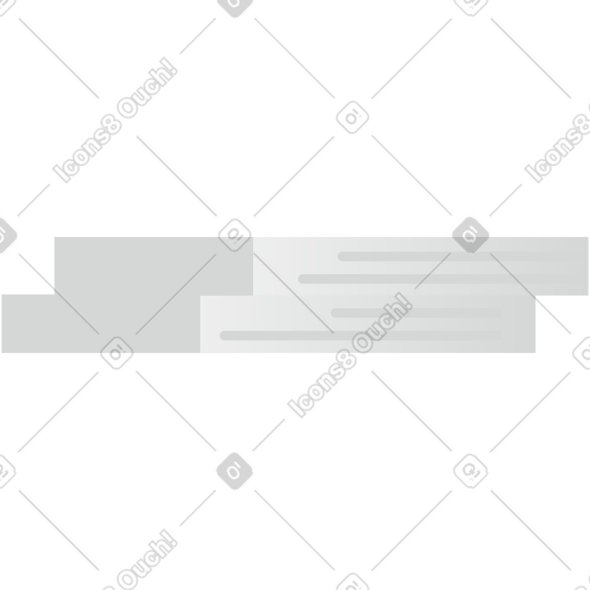 Newspapers illustration in Clip style download in PNG, SVG