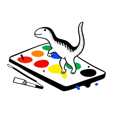 Coloring dino images