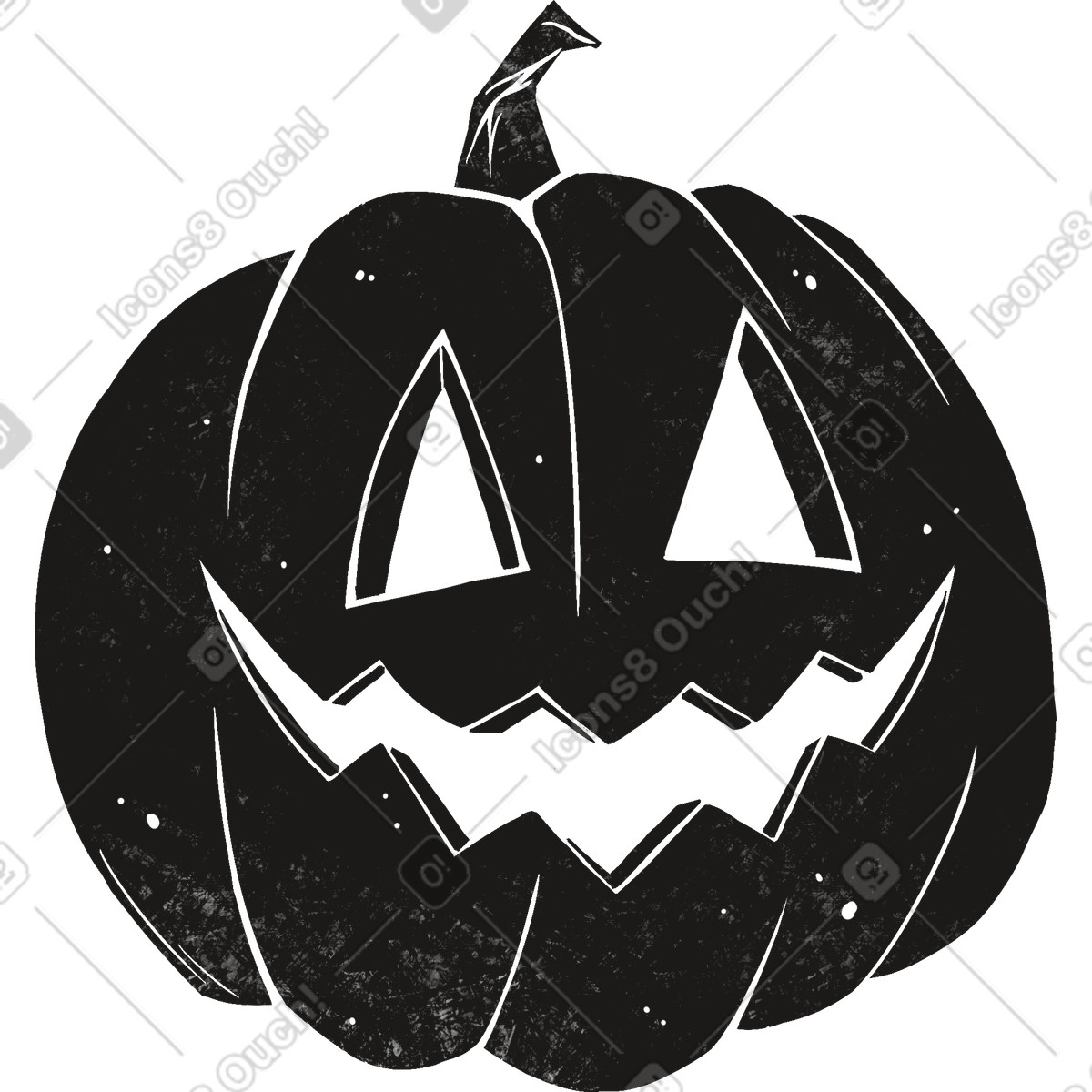 Ilustración Jack o lantern en estilo Mystery a descargar en PNG y SVG