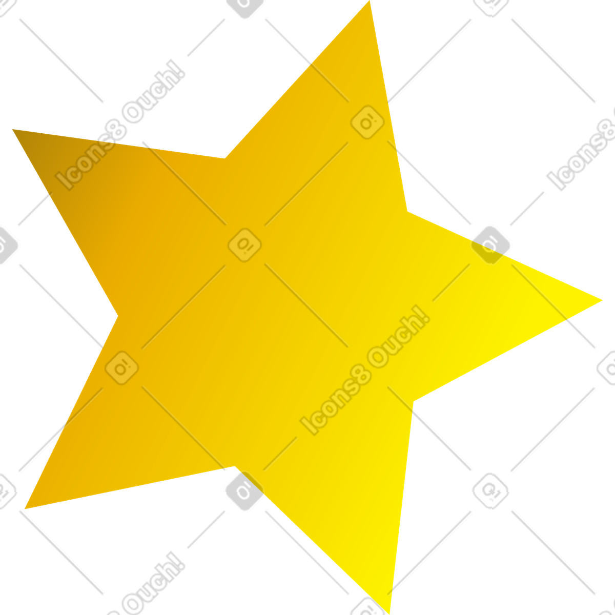 Stella scintillante illustrazione in stile Silky scarica in PNG, SVG