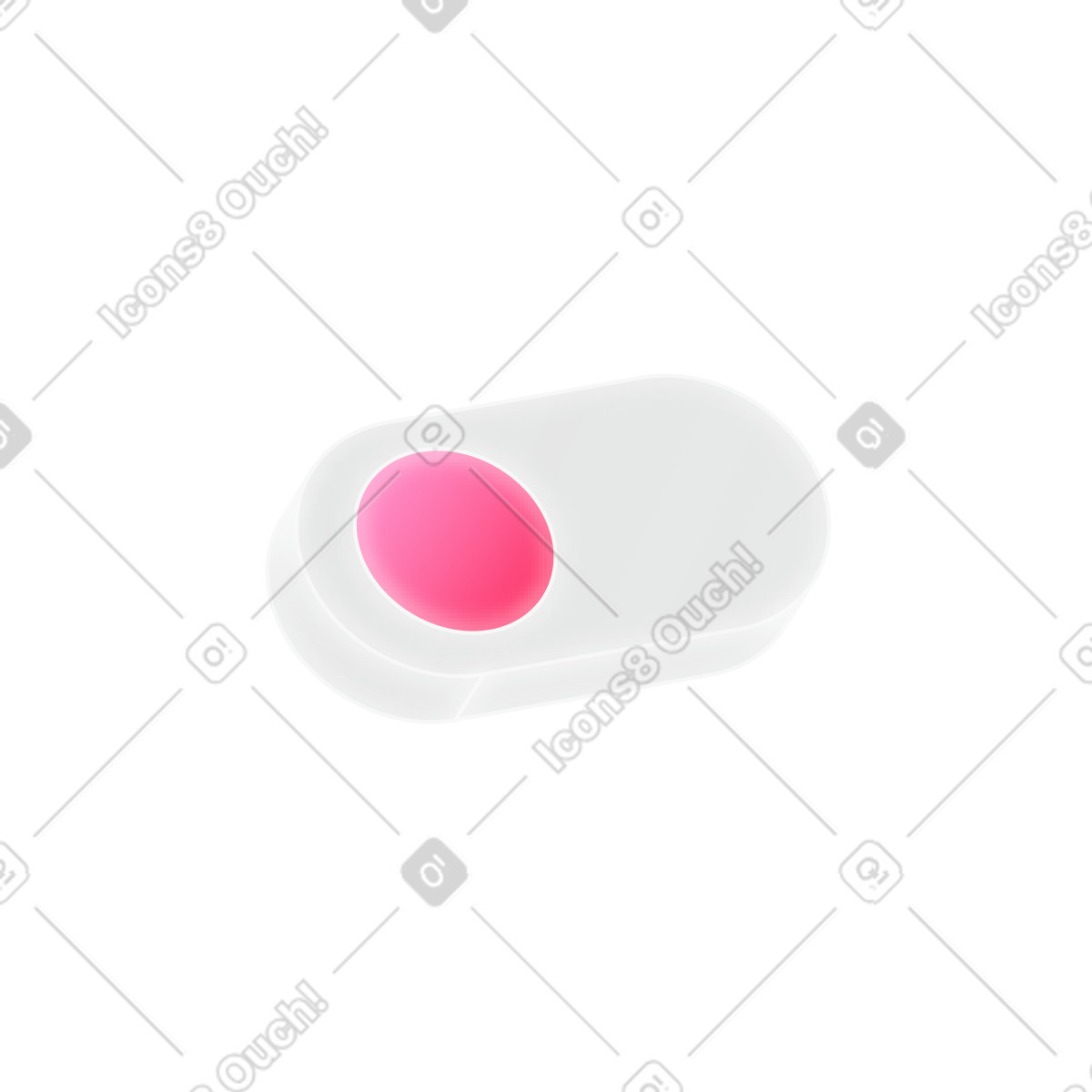 Red button illustration in Burst style download in PNG, SVG