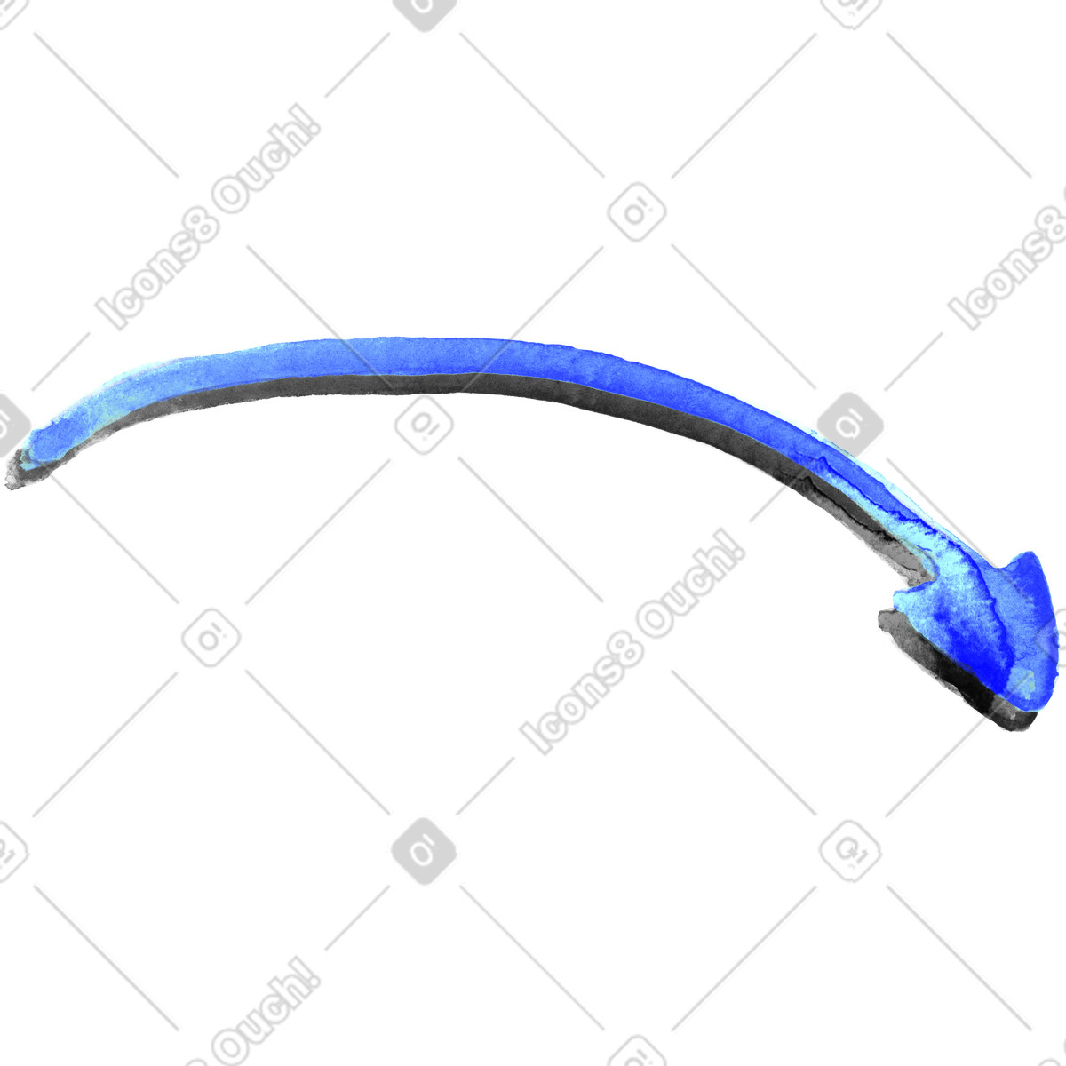 Illustration Arrow dans le style Inky à télécharger aux formats PNG, SVG