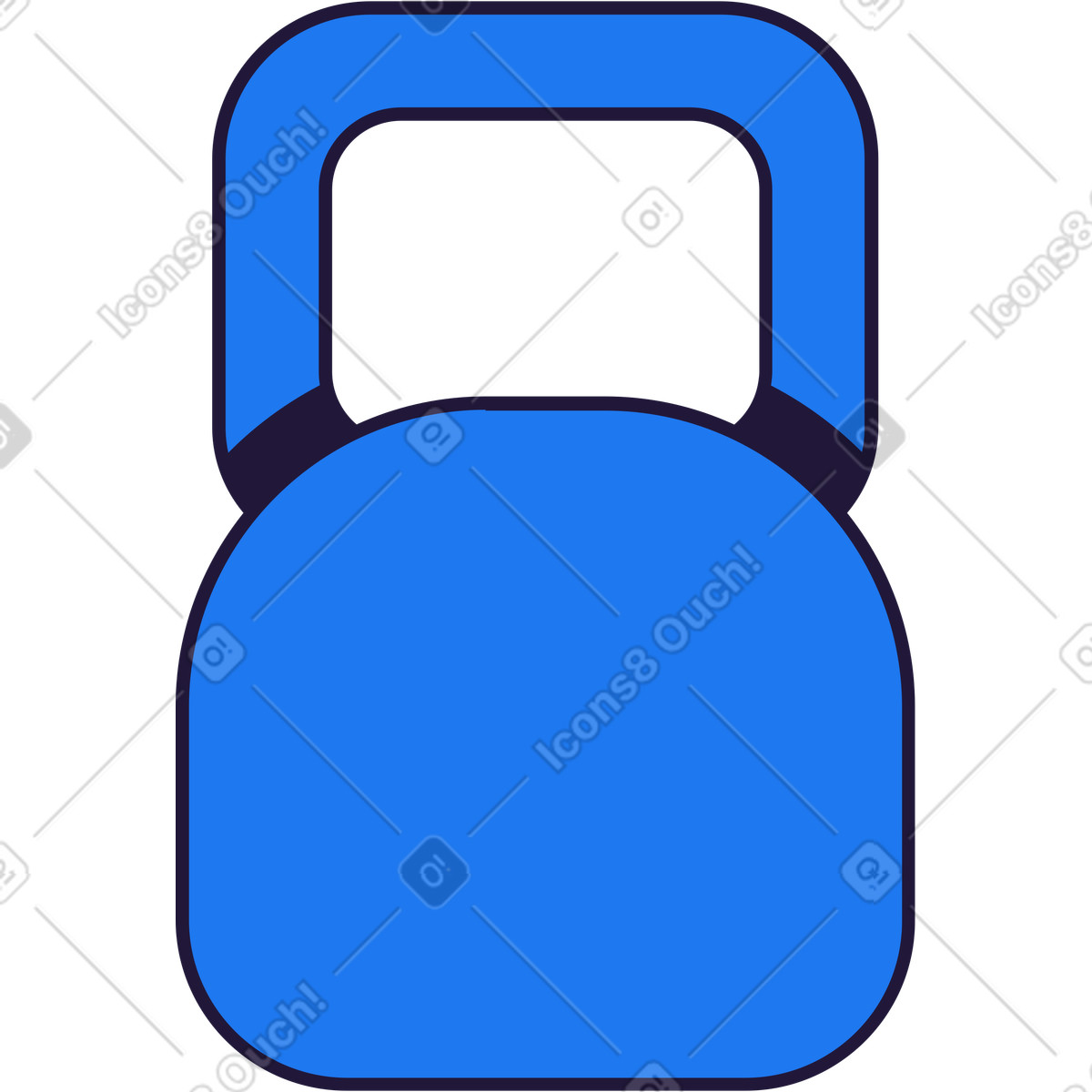 Gewicht-Illustration im Conifer-Stil als Download in PNG, SVG