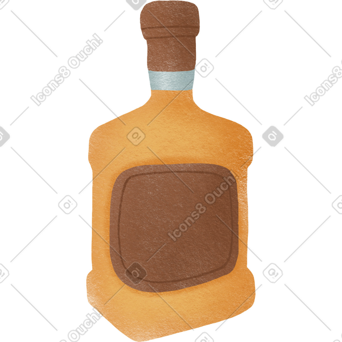 Illustration Whisky dans le style Woolly à télécharger aux formats PNG, SVG
