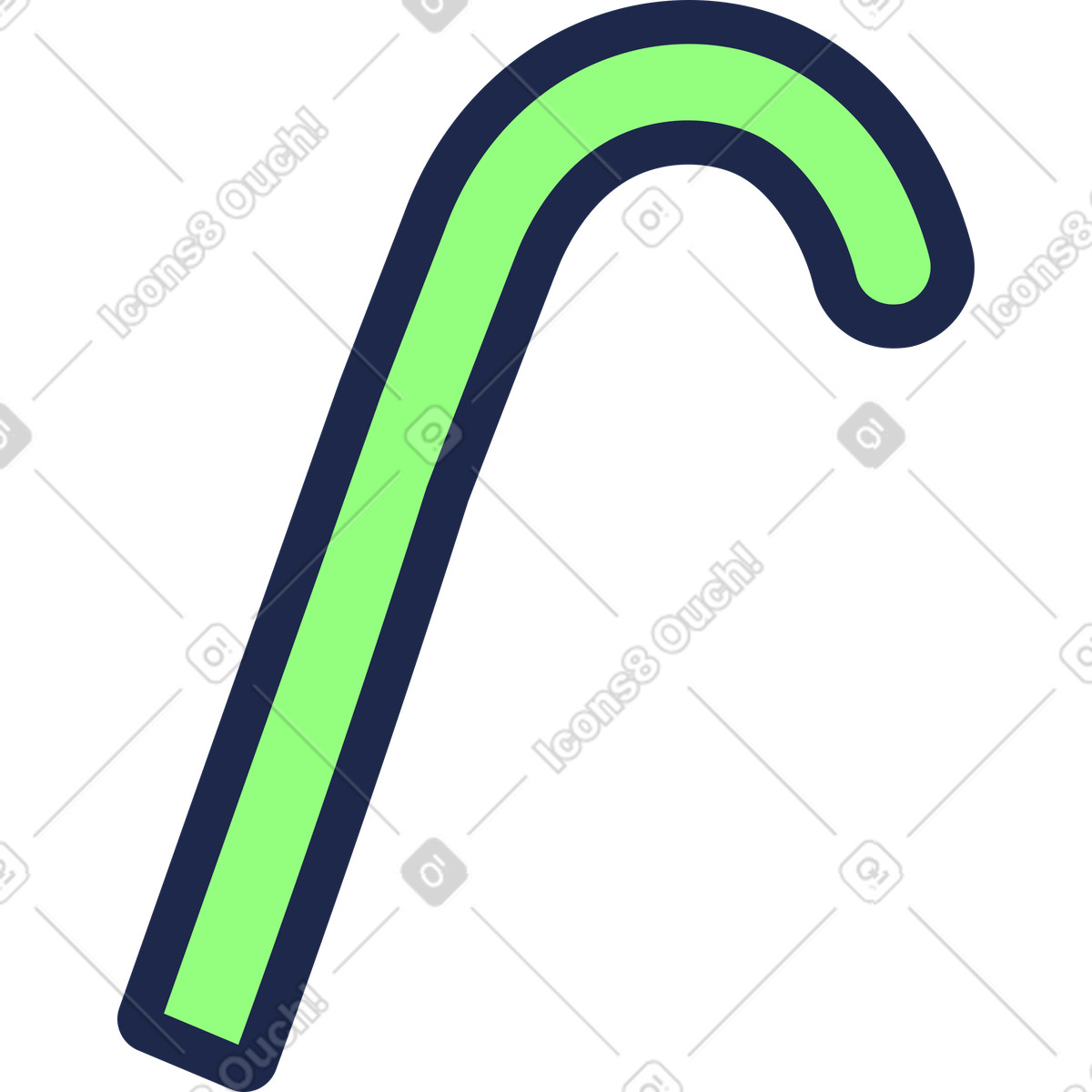 Lutscherstock-Illustration im Outline-Stil als Download in PNG, SVG