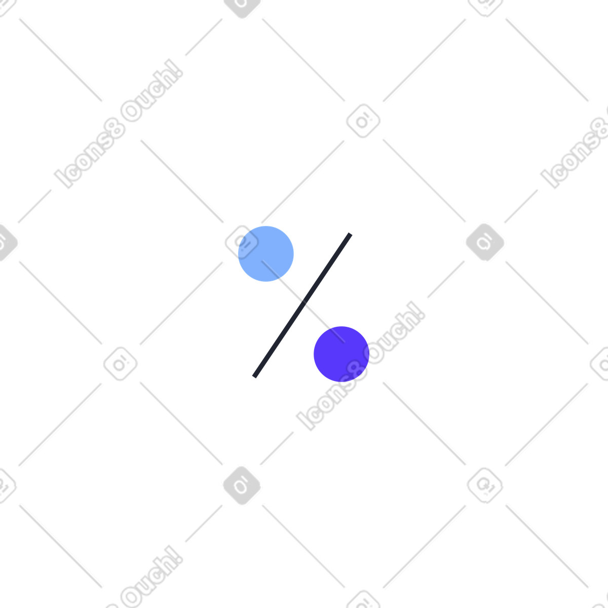 Ilustración Percent en estilo Pablita a descargar en PNG y SVG
